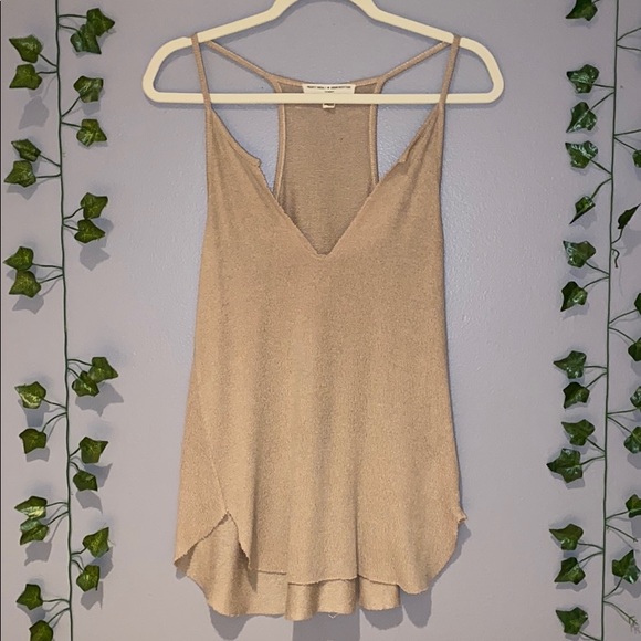 Women’s Urban Outfitters Tan Tank Top Medium - Picture 15 of 16